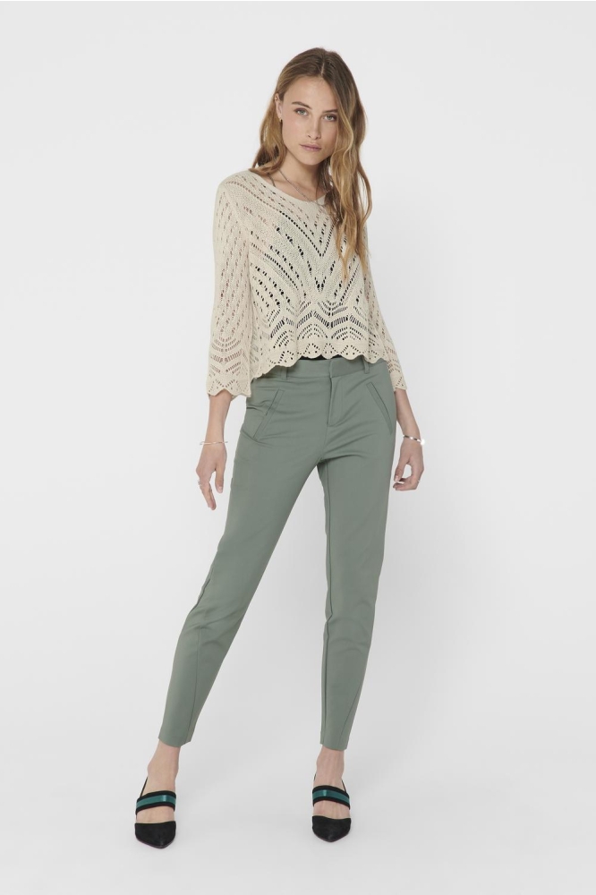 JDYNEW SUN 3/4 CROPPED PULLOVER KNT 15212788 Tapioca